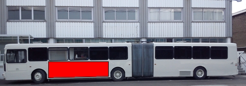 Panel électroluminescent pour autobus de taille medium
