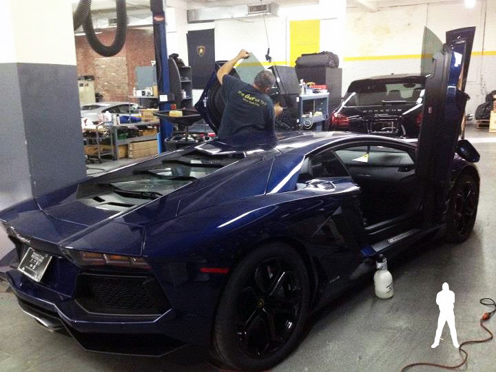 Lamborghini Aventador teintée, c'est magnifique !